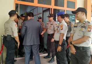 Gedung Tempat Pelantikan DPRD Bengkalis Dijaga Ketat Aparat