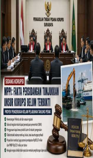 Tim Advokat Tegaskan Tak Ada Keuntungan Pribadi dalam Proyek Pengerukan Tanjung Perak