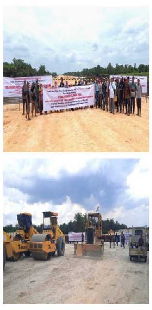 Belum Dibayar  Ganti Rugi, Puluhan Warga Desa Rimbopanjang Memblokir dan Menghentikan Aktifitas Alat Berat PT HKI dan Subkon