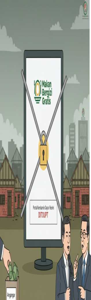 BGN Tutup Pintu Mitra MBG, Dugaan Pungli dan Penyimpangan Anggaran Menguat