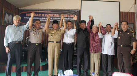 Bupati Nilai Diskusi Publik Forum Ornop Positif Bagi Pembangunan Daerah 