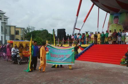 Hari Jadi Bengkalis 504, Belasan Ribu Warga Meriahkan Pawai Budaya 
