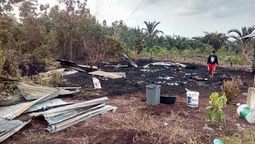 Kasihan, Asrama Putra SMK Al-Furqon Meranti Ludes Terbakar