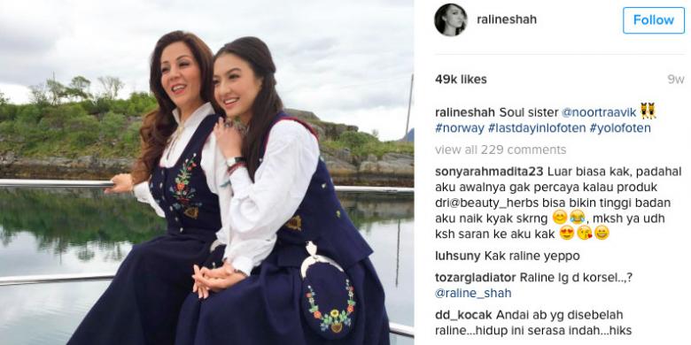 Kisah Seru Raline Shah 