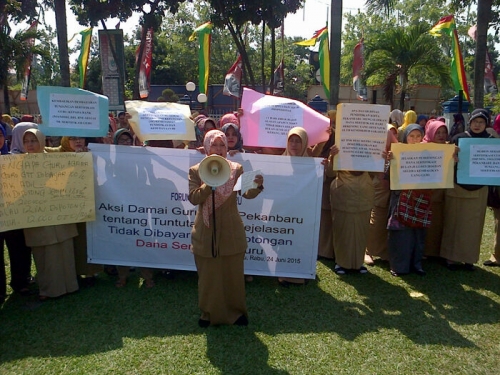 Pemotongan Sertifikasi Guru Pekanbaru Bakal Dibawa ke DPR RI dan KPK