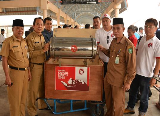 Gara-gara Kabut Asap, Tim Kapsul Waktu 2085 Pilih BSL Bengkalis Menuju Kepri