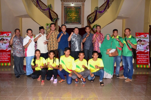 Temu Ramah Bersama Atlet Tinju PON Riau, Bupati: Masyarakat Bengkalis Doakan Raih Emas