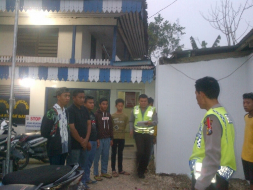 Bubarkan Aksi Balap Liar di Area Stadion Batucanai Pematang Reba, Petugas Amankan 7 Anak Bau Kencur 