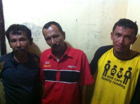 Diduga Pelaku Ilog, 3 Buruh Pencari Kayu Diamankan Polres Bengkalis 