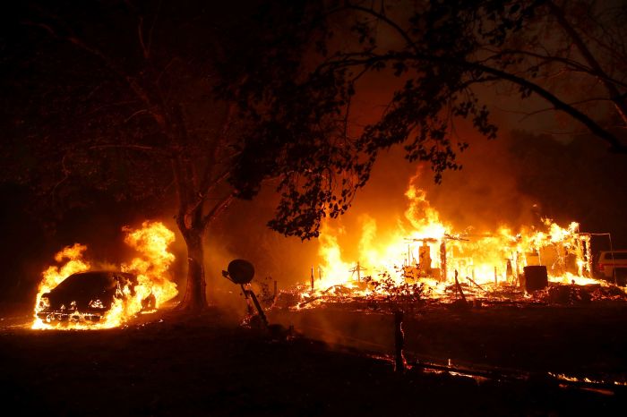 Kebakaran Hutan di California, 2.000 Warga Dievakuasi 