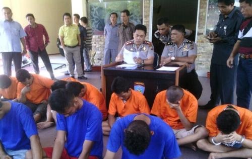 Ungkap 11 Kasus Kejahatan dengan 24 Tersangka, Kapolresta: Angka Kriminalitas di Pekanbaru Cenderung