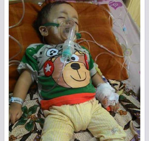 Kisah Gibran, Balita Umur 13 Bulan di Pekanbaru yang Terkena Radang Paru-paru Akibat Asap 