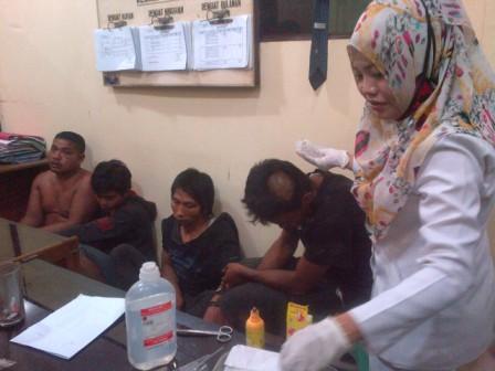 Polres Rohil Tangkap 4 Pencuri Sapi Lintas Provinsi 