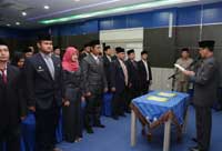 30 Pejabat Eselon III dan IV Dilantik 