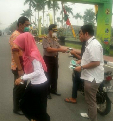 PT RAPP Sudah Distribusikan 4 Ribu Masker di Kabupaten Siak 