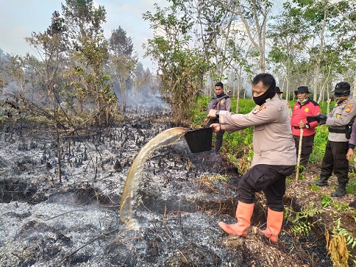 Kapolres : Jangan Membuka Lahan dengan Cara Membakar