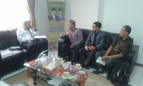 Gelar Seminar Internasional, STAILe Pekanbaru Temui Kakan Kemenag Riau 