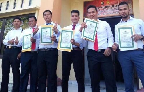Ungkap Kasus Curanmor dan Narkotika, 5 Personel Polsek Minas Peroleh Penghargaan, Berikut Namanya