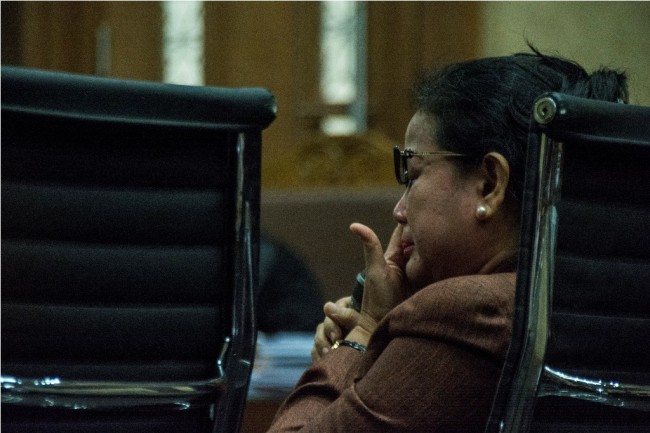 Panitera Jual BAP Miryam Rp2 Juta 