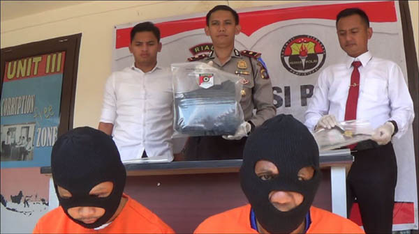 Merampok, Oknum PNS Pemprov Riau dan Mahasiswa Harus Berlebaran di Tahanan Polres Pelalawan