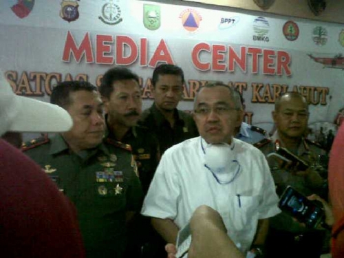 Biaya Penanganan Kebakaran Lahan dan Asap Riau Ditutup Rapat 
