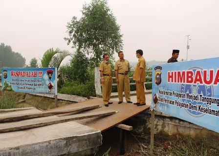 Pemkab Akan Lakukan Perbaikan Jembatan Pelabuhan Baru 
