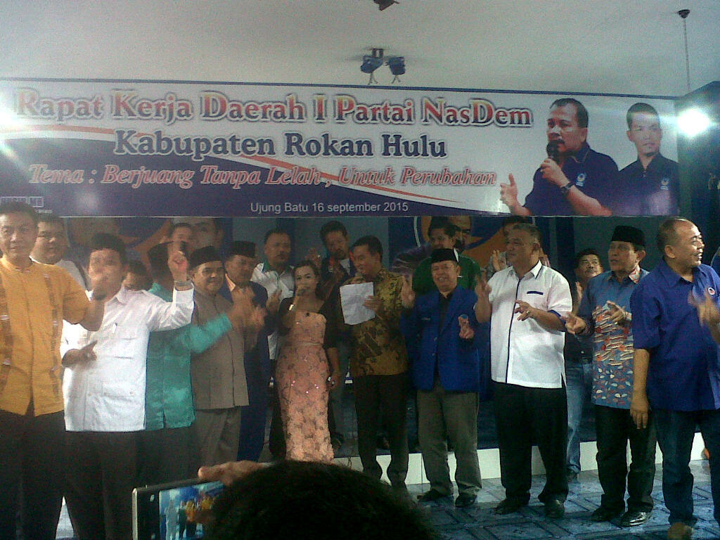 600-an Kader Hadir Dalam Rker I  DPD Partai Nasdem Rohul