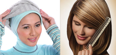 Perawatan Rambut Wanita Berjilbab 