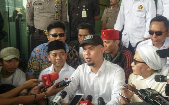 Ahmad Dhani Sebut Jokowi Larang Demo di KPK, Polisi Membantah