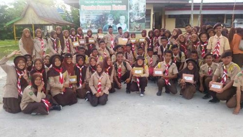 SMK An-Nur Kuala Selat Kirim 3 Siswa Ikuti Kemah Pramuka Pendidikan Karakter di Pekanbaru