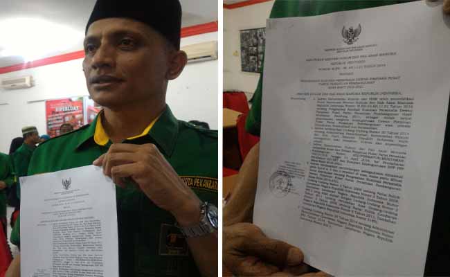Dualisme PPP, Said Usman Abdullah Pedomani Surat Kemenkumham