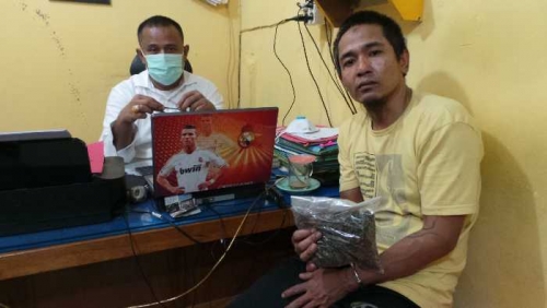 Edarkan Sabu, Staf PHL Desa BS dan Dua Rekannya Ditangkap Polsek Mandau 