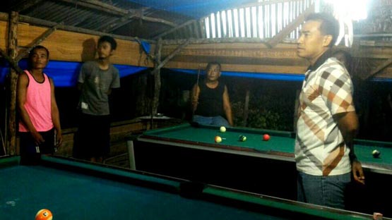 Kapolres Kampar Didamping Kapolsek Bangkinang Barat Pimpin Operasi Cipkon 