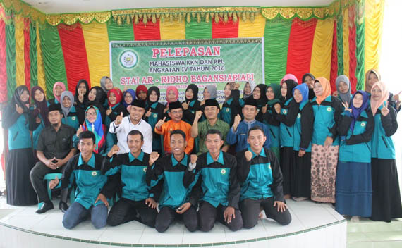 Plt Sekda Rohil Lepas Mahasiswa KKN dan PPL Angkatan IV 2016 STAI Ar-Ridha 