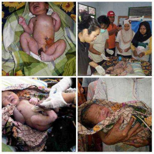 Nenek 100 Tahun di Reteh Inhil Malah Temukan Bayi Terbungkus Kain Penuh Darah