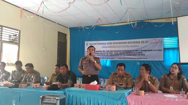 Polisi bersama Tenaga Kesehatan Turun ke Seluruh Desa di Kampar 