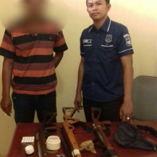 Dalam 2 Hari, 2 Warga Kemuning Inhil Diamankan karena Miliki Senpi Rakitan 
