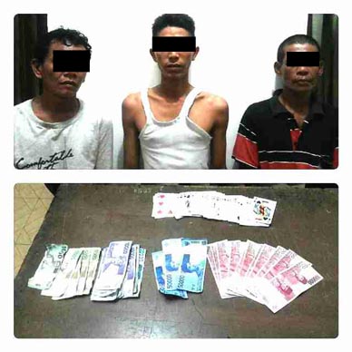 Pemain Judi Labas Ditangkap Polisi di Bangko Pusako