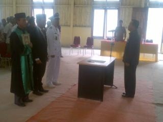 Akhirnya Kades Darussalam Kembali Dilantik