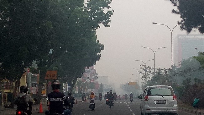 Kualitas Udara Memburuk, Walikota Pekanbaru Perpanjang Libur Sekolah