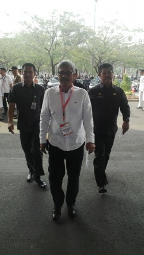 Sukarmis Layaknya Seorang Menteri Kabinet Jokowi-JK di Rakornas Pemantapan Pilkada 