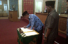 HM Harris : Ini Komitmen Pemkab dan DPRD Tentang Legitimasi Hukum 