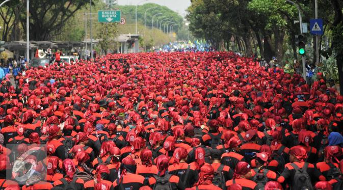 May Day Saat Car Free Day, Ini Rute Demo Buruh di Jakarta