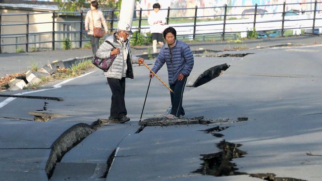 Gempa Susulan Jepang Tewaskan 20 Orang, Seribu Orang Terluka