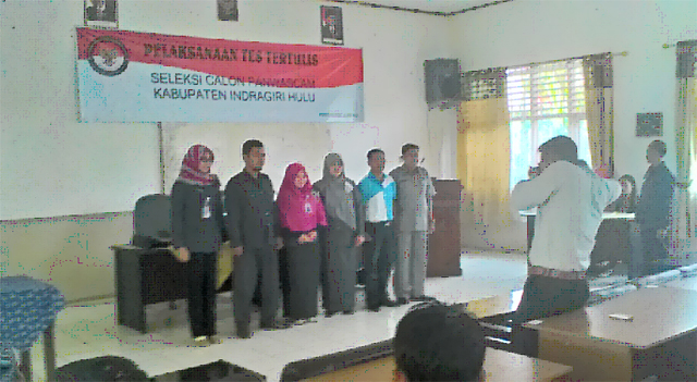 Panwaslu Inhu Lakukan Tes Tertulis Calon Panwascam