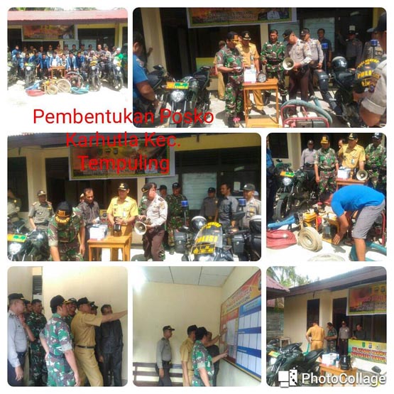 Dirikan Posko, Polres Inhil Nyatakan Seluruh Personil Siaga Karlahut