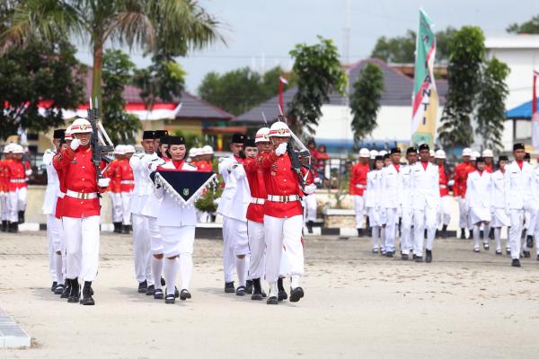 HUT RI ke-70 di Kepulauan Meranti  Pj Bupati Ajak Semua Pihak Cari Terobosan Percepatan Pembangunan