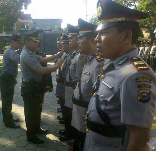 Polres Rohul Mutasi 5 Perwiranya, Berikut Nama-namanya