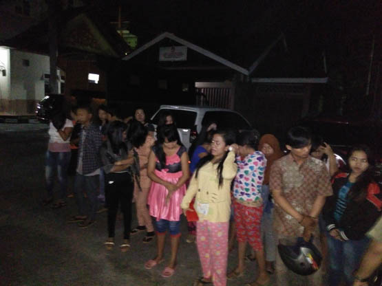 Puluhan Wanita Malam Kembali Terjaring Razia Yustisi di Duri
