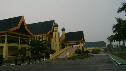 Diguyur Hujan dari Pagi hingga Siang, Sorenya Kabut Asap Kembali Selimuti Langit Siak